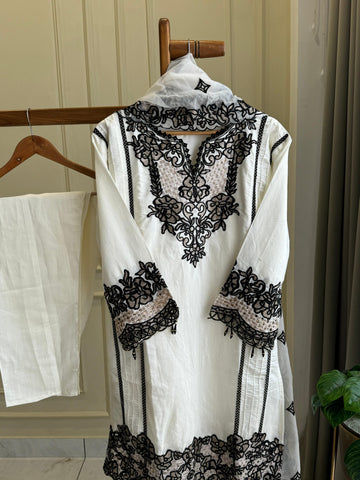 Lace Trimmed Tunic Salwar