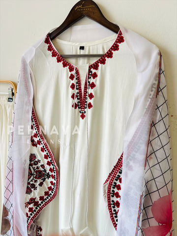 Floral Embroidered Farshi Salwar-17098