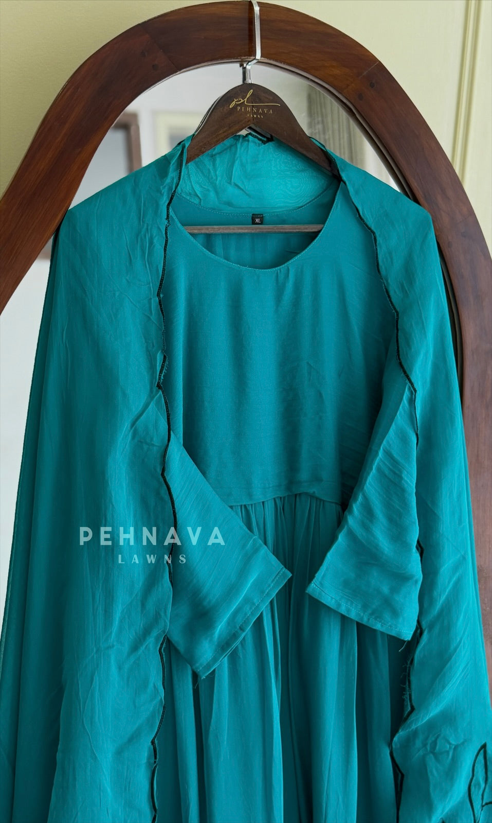 Embroidered Dupatta Suit Set