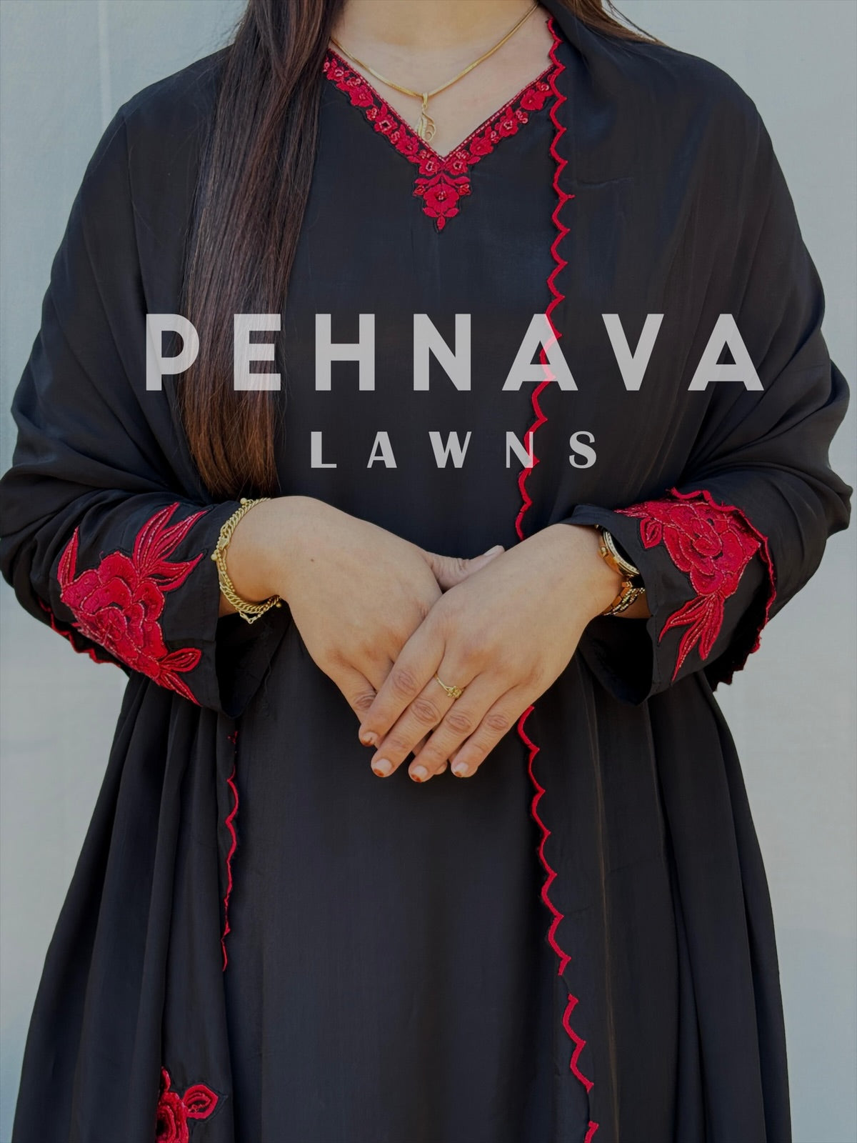 A-Line Slit Suit - Pehnava Lawns