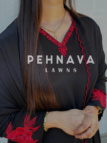 A-Line Slit Suit - Pehnava Lawns