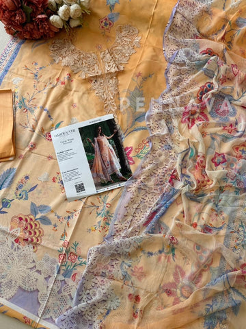 Printed Lawn Collection-CORAL WHIM