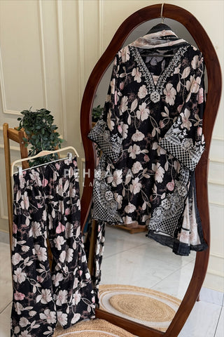 Floral Embroidered Farshi Salwar LRC 356