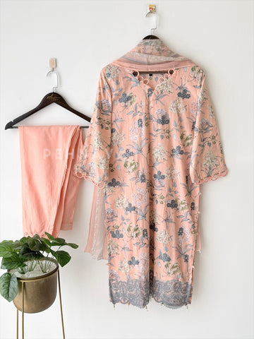 Floral Lawn Suit