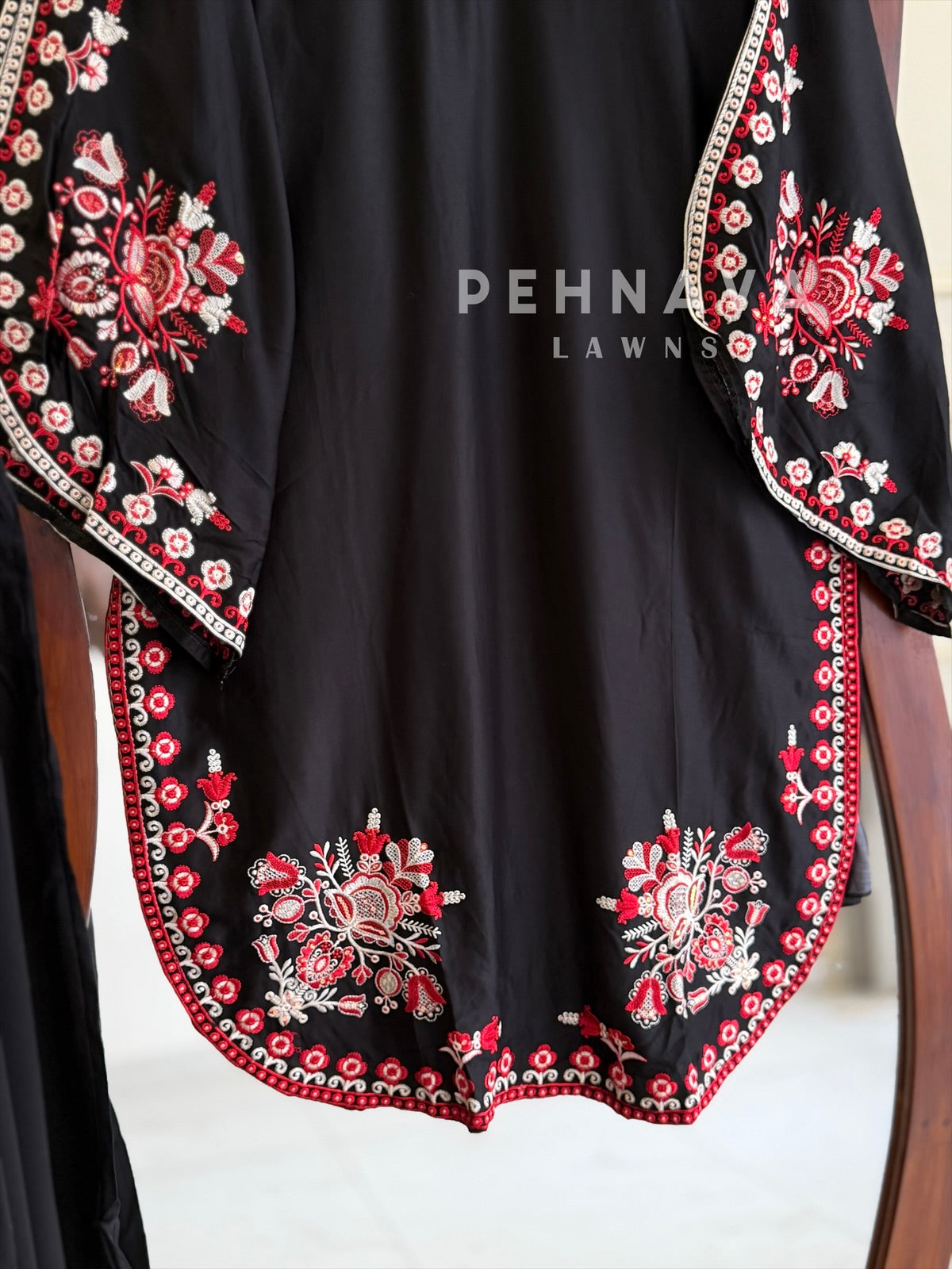 Floral Embroidered Farshi Salwar 1067