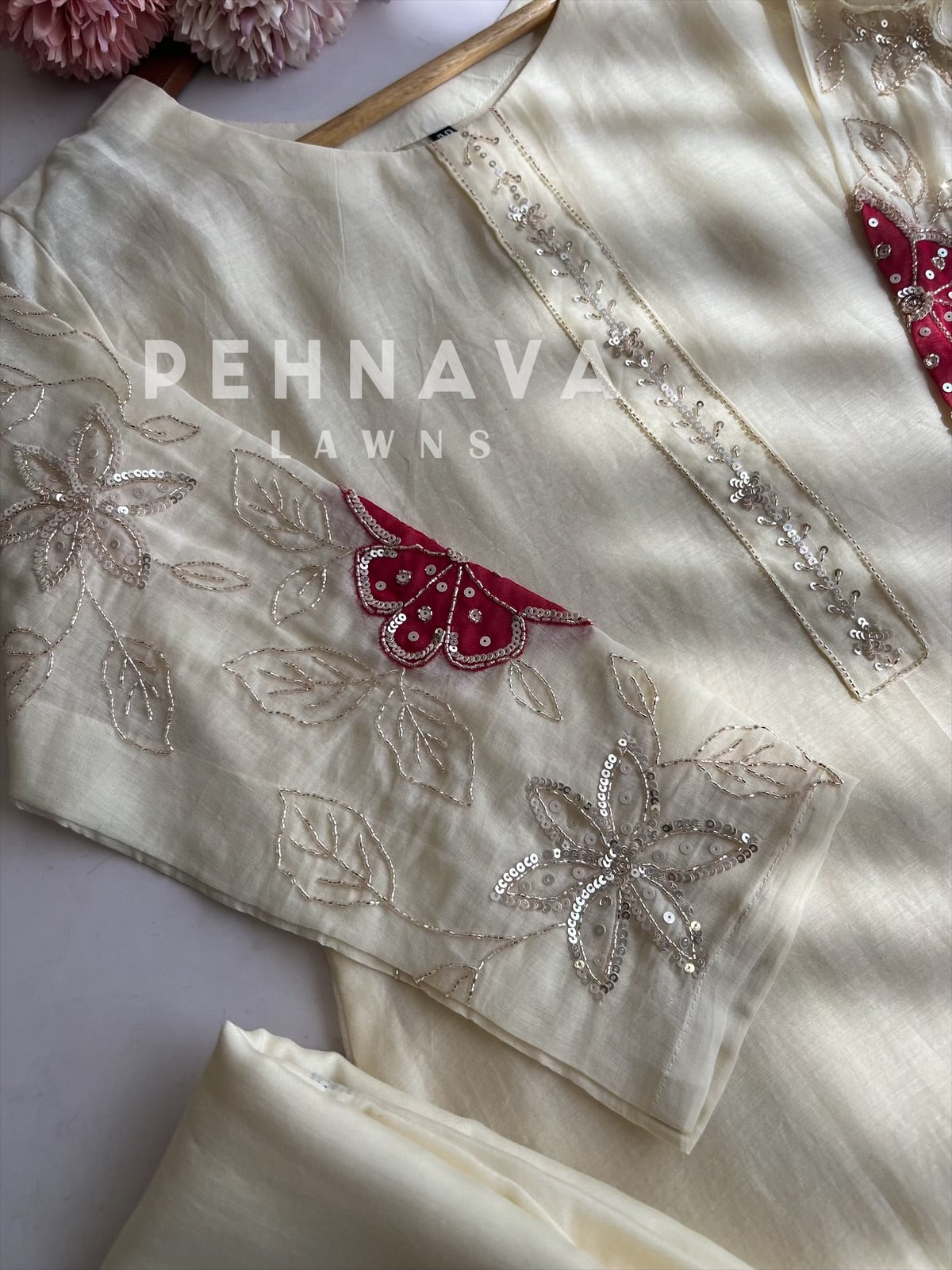 Premium Handworked Ethnic Suit Set-Color Options - Pehnava Lawns
