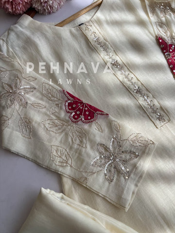 Premium Handworked Ethnic Suit Set-Color Options - Pehnava Lawns