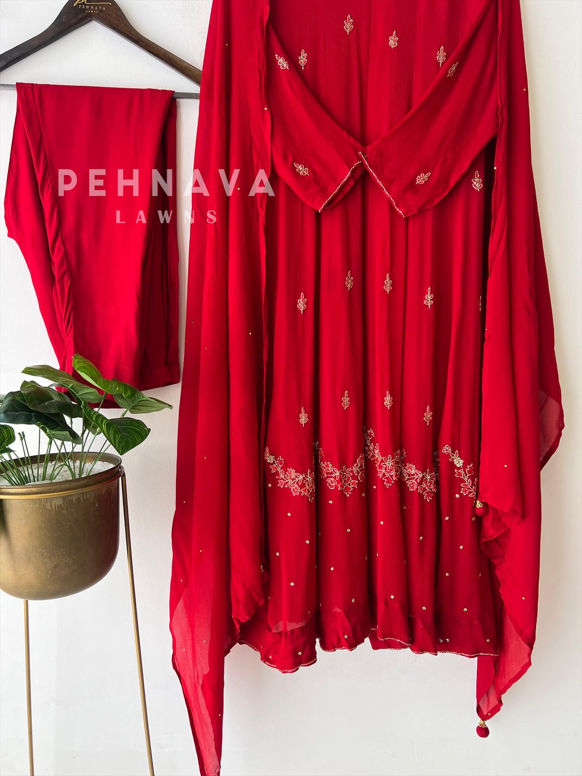Premium Work Anarkali Set