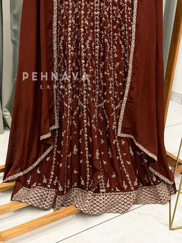Heavy Embroidered Anarkali Attire
