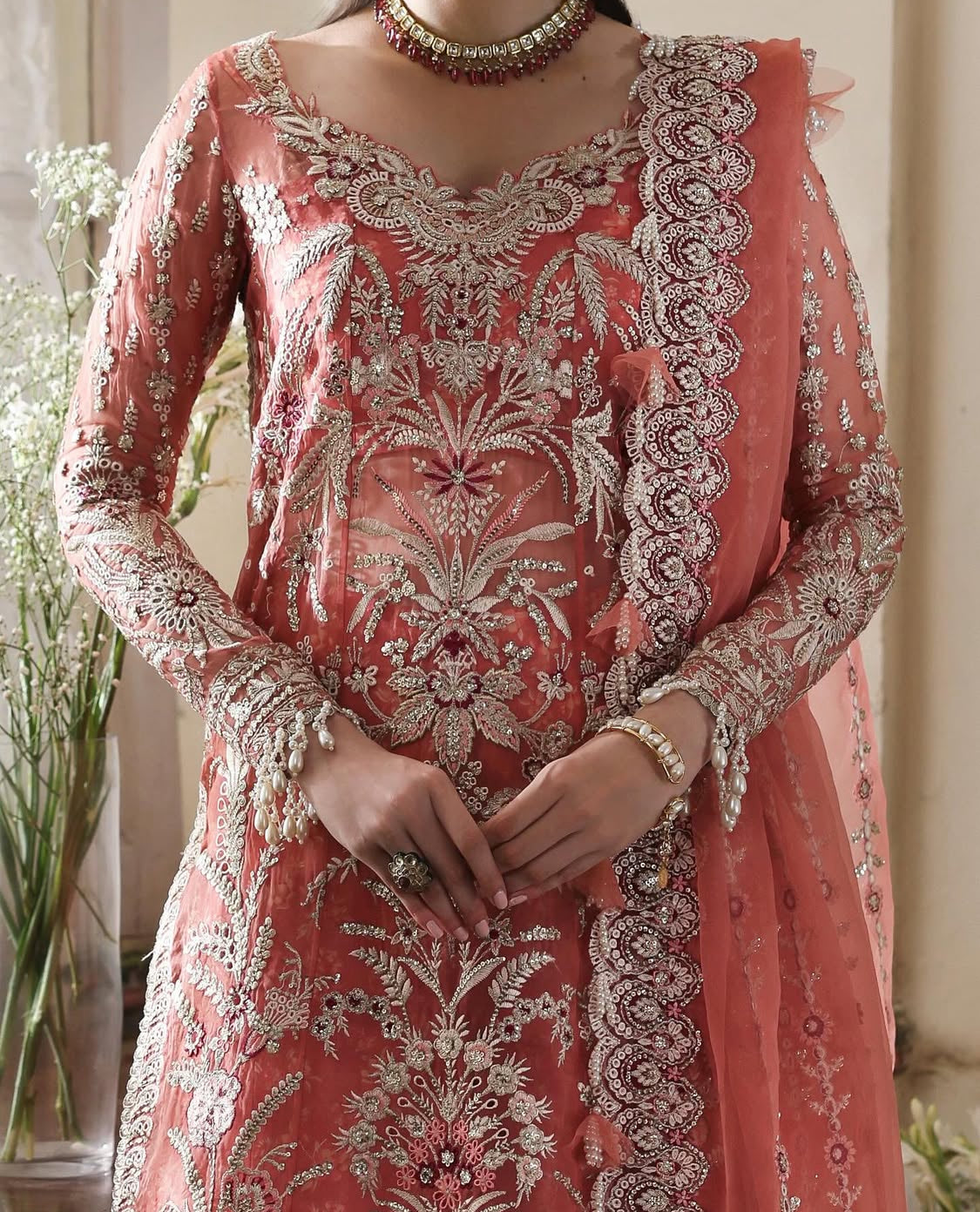 Premium Pastel Lehenga - SERENIGHT - Pehnava Lawns