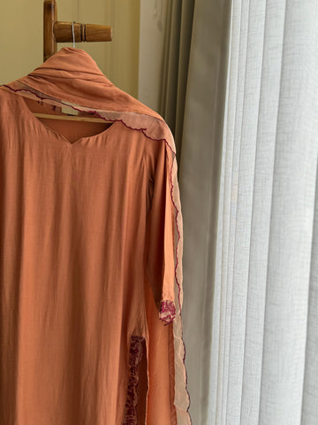 Muslin Designer Pattern Suit - Pehnava Lawns