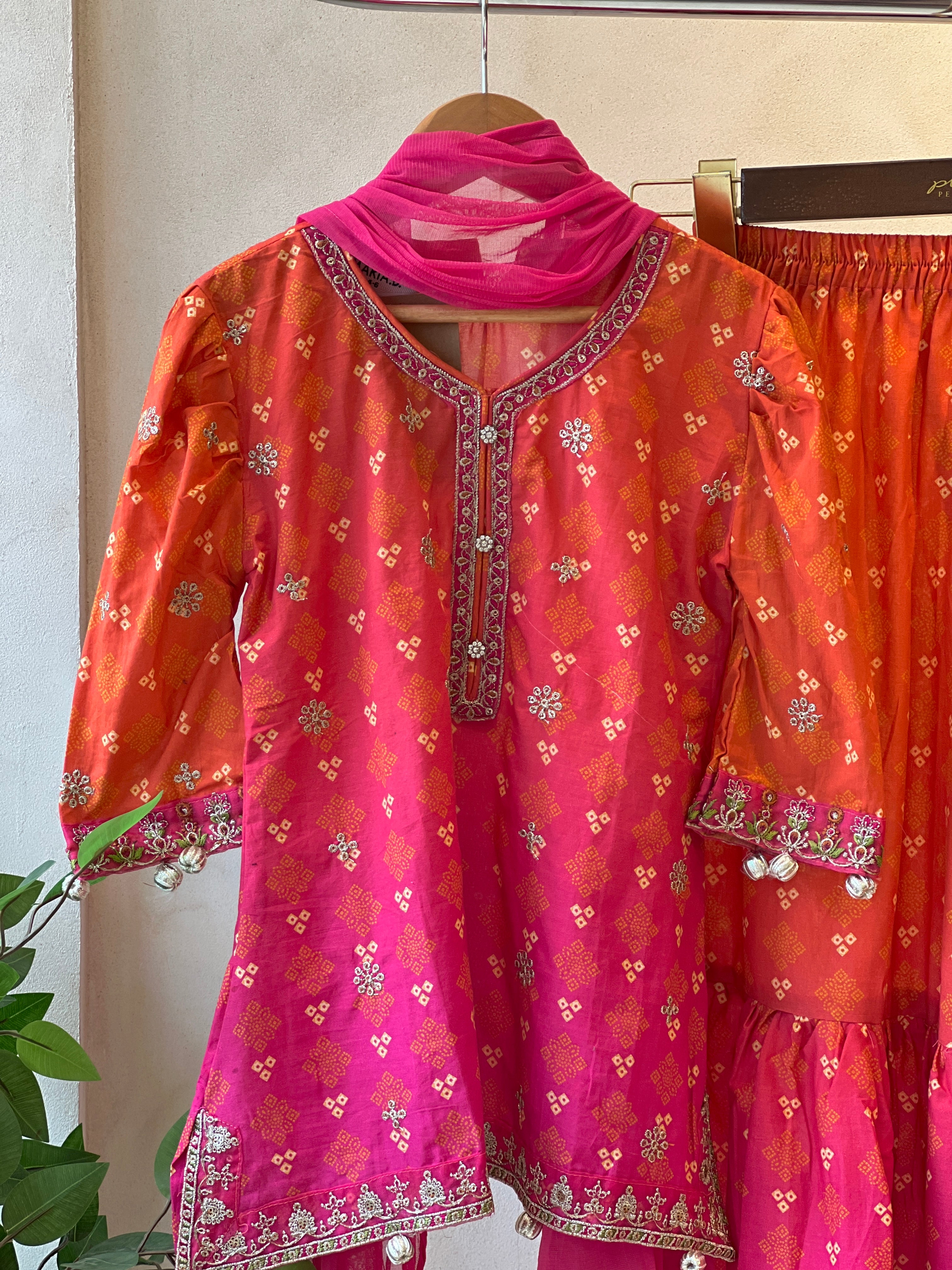 Kids sharara party wear -ready to wear-25-18 - Pehnava Lawns