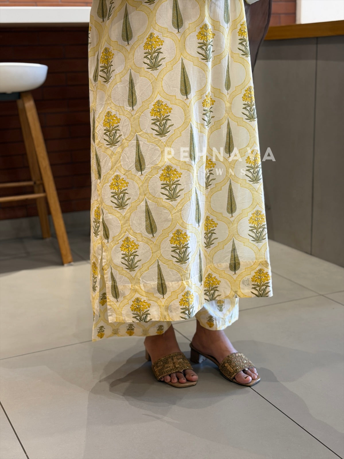Daily Wear Cotton Printed Co-ord Set-SN 5293