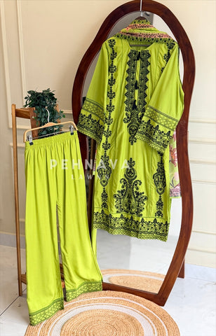 Classic Embroidered Suit Set