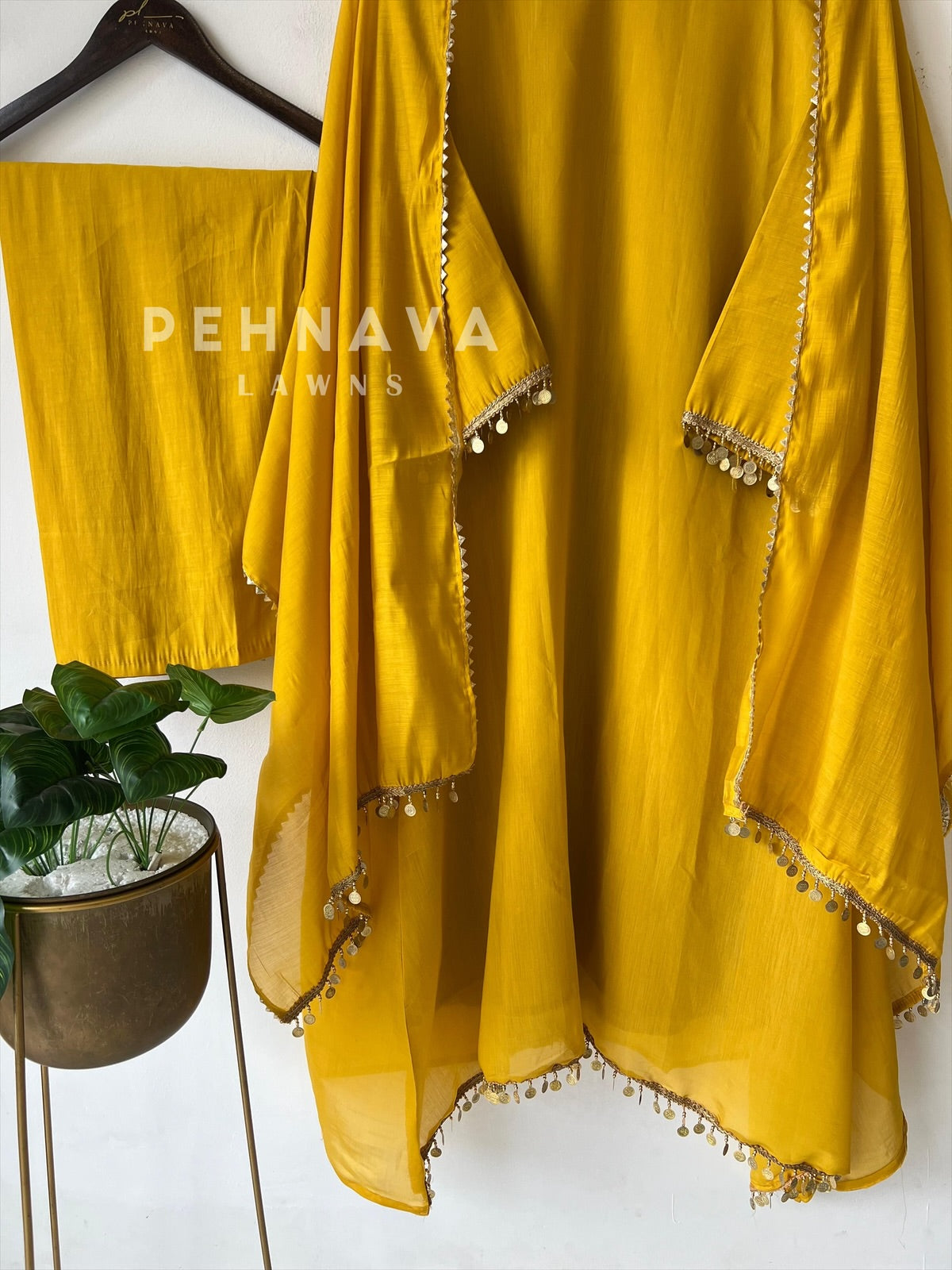 Tassel Work Three Piece(5-7 Days Delivery Time) - Pehnava Lawns