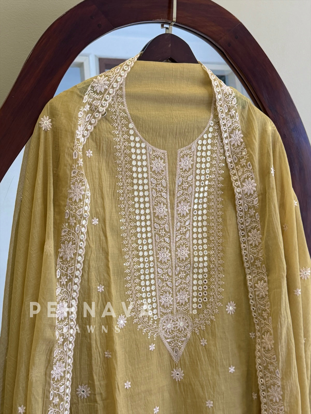 Embroidered Unstitched Suit-1007SK
