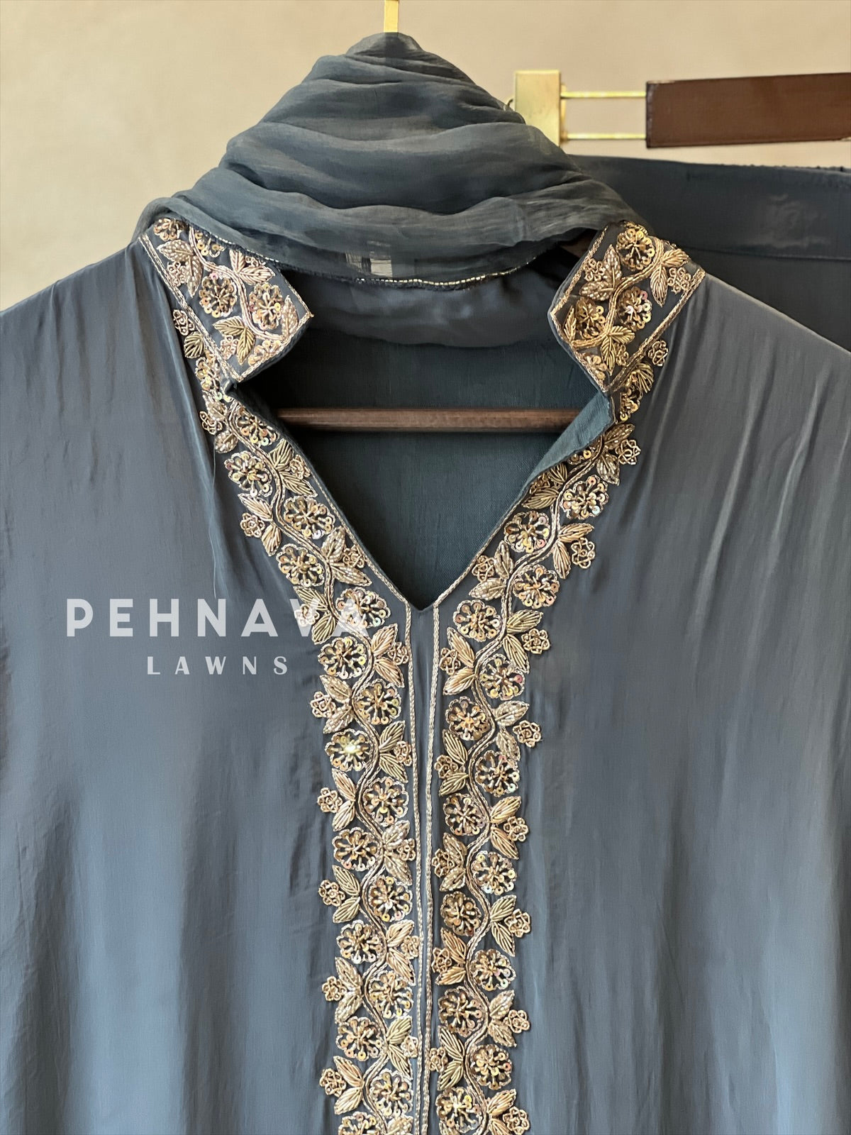 Premium hand worked sharara suit