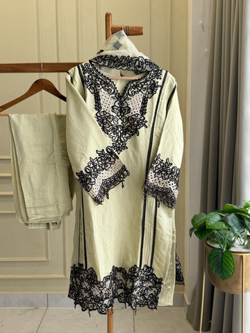 Lace Trimmed Tunic Salwar
