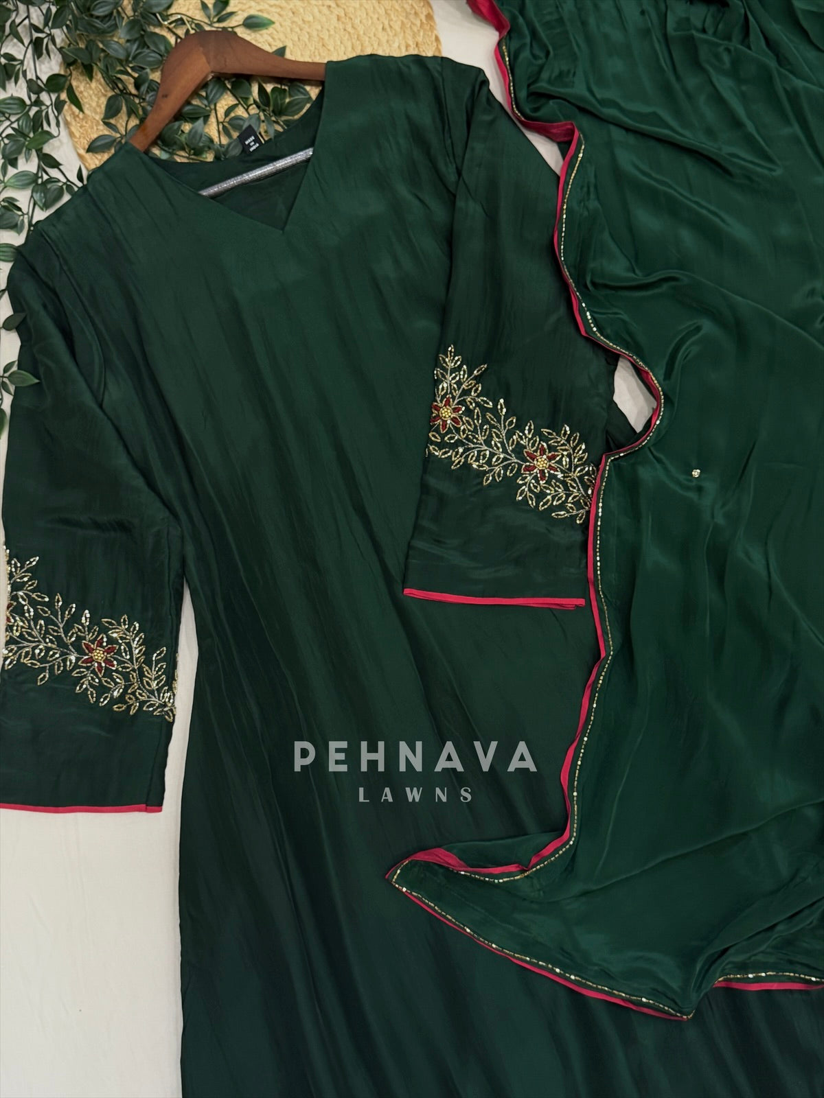 Bell sleeve Handworked Ensemble H-236