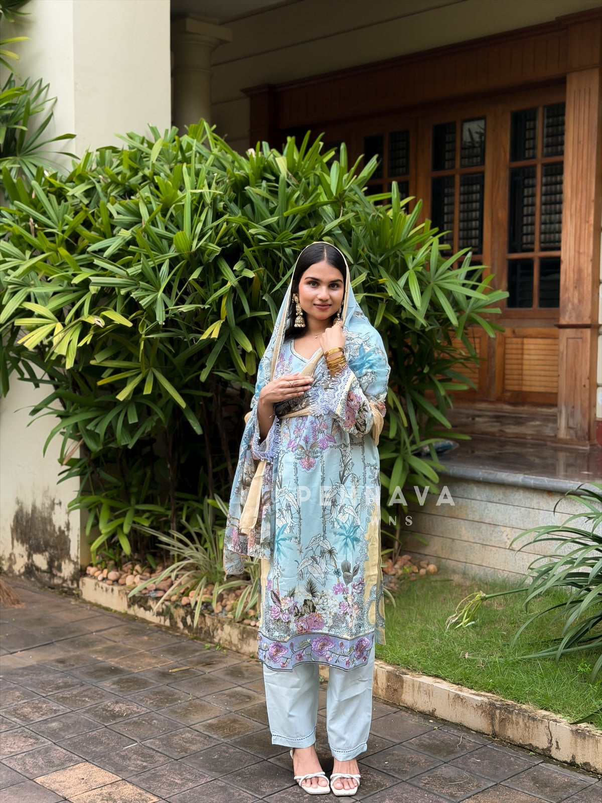 Signature Printed Lawn Unstitched Suit-1523 - Pehnava Lawns