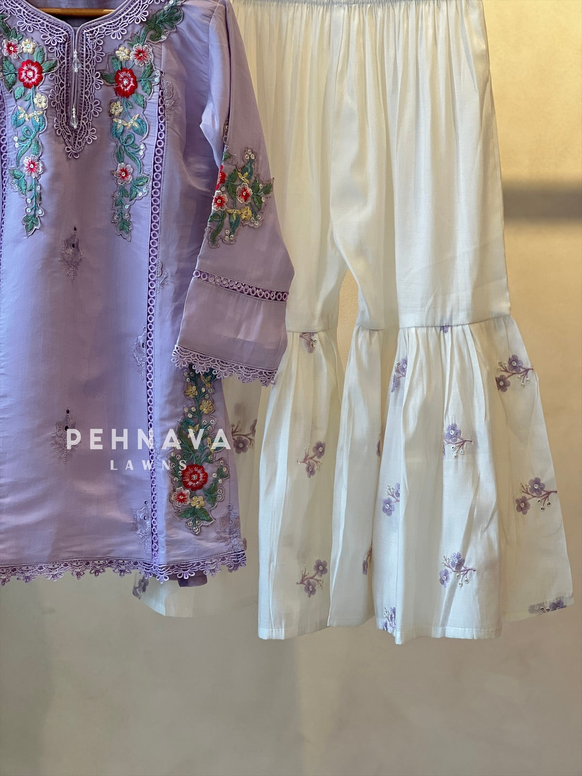 Kids sharara party wear -ready to wear