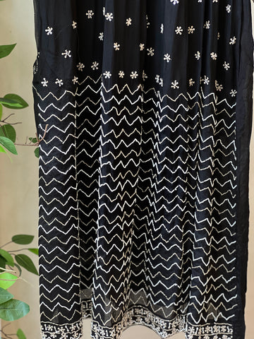Scalloped Handwork Suit Set
