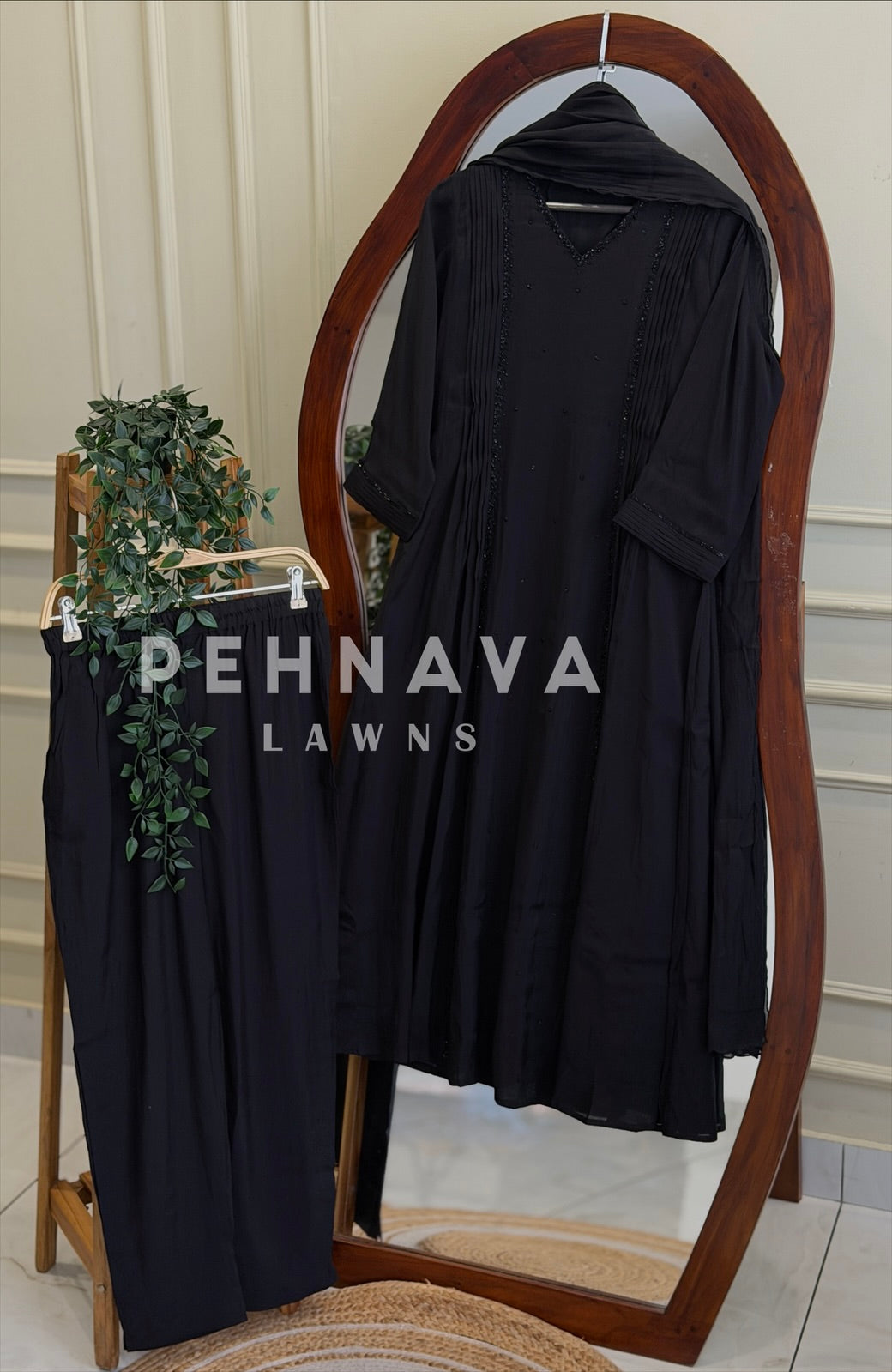 Handworked Pleated Suit