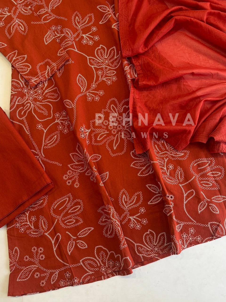 Printed Cotton Slub Kurta with Pockets