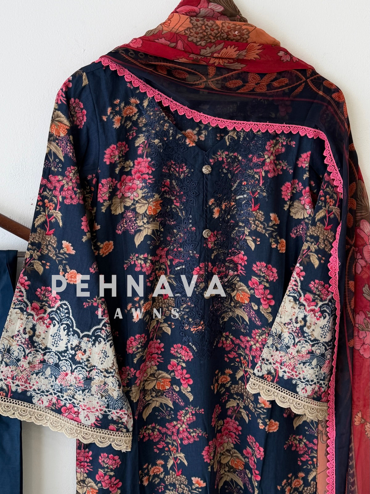 Signature Printed Lawn Stitched Suit-1513