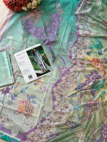 Printed Lawn Collection-JAZMINE HAZE