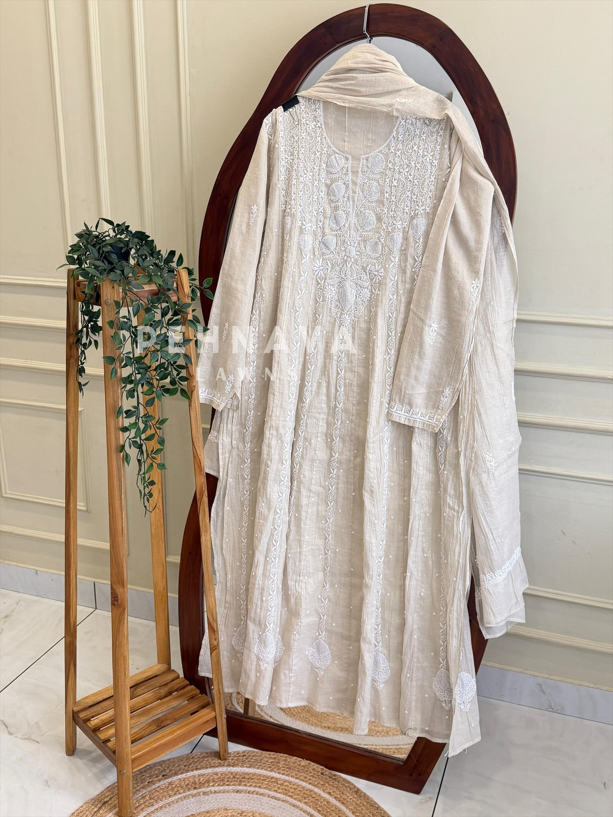 Premium Chikankari Semi-Stitched Suit