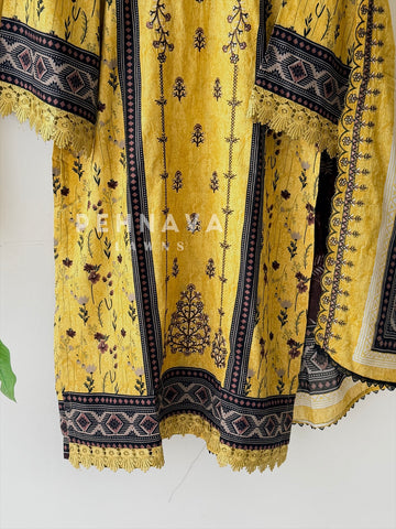 Signature Embroidered Lawn Unstitched Suit-3666