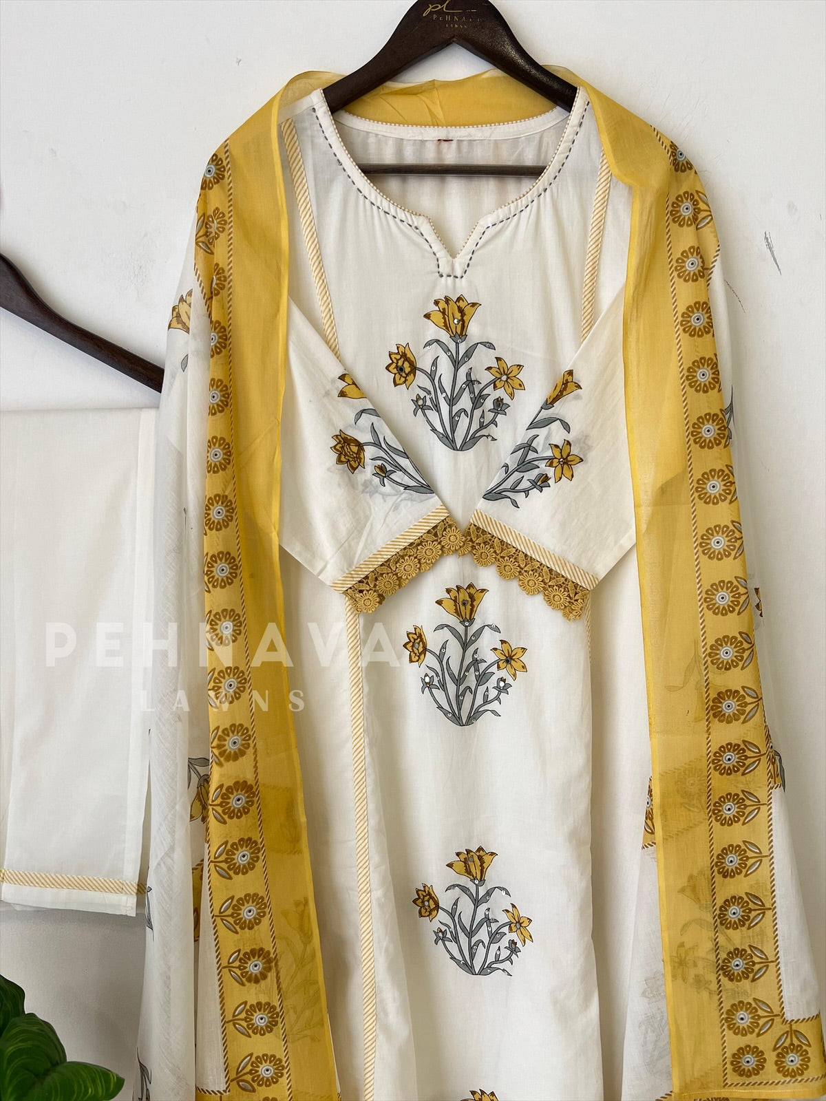 Cotton Suit with Dupatta
