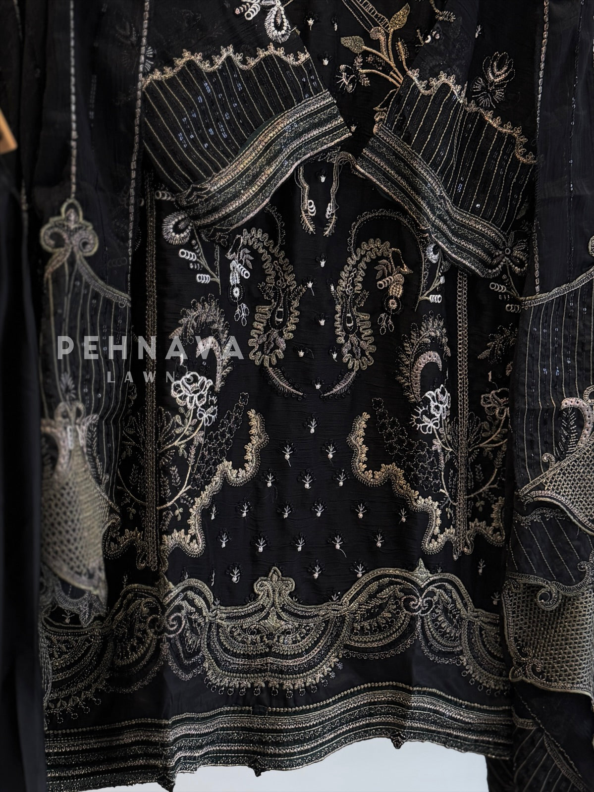 Heavy Embroidered Chiffon Suit 1033