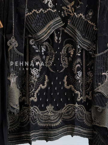 Heavy Embroidered Chiffon Suit 1033