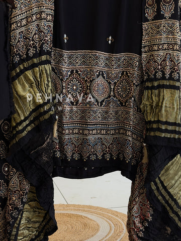 Ajrak Printed Unstitched Suit
