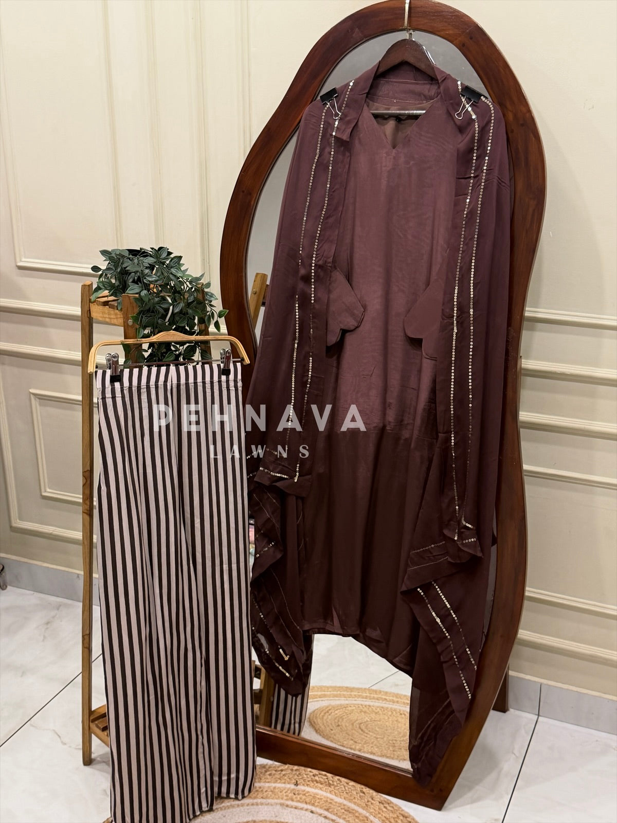 Premium Crepe Three Piece Ensemble 300