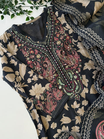 Premium Muslin Ethnic Suit