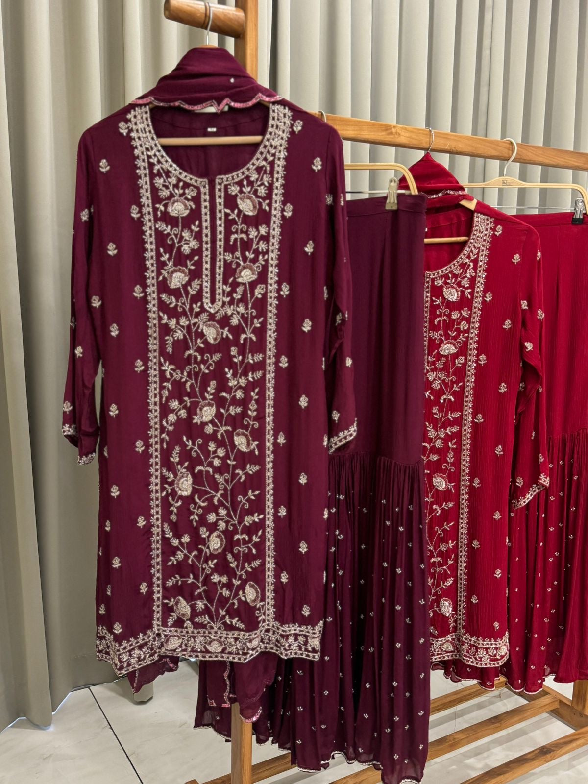Pure Heavy Handworked Chinnon Suit-0191