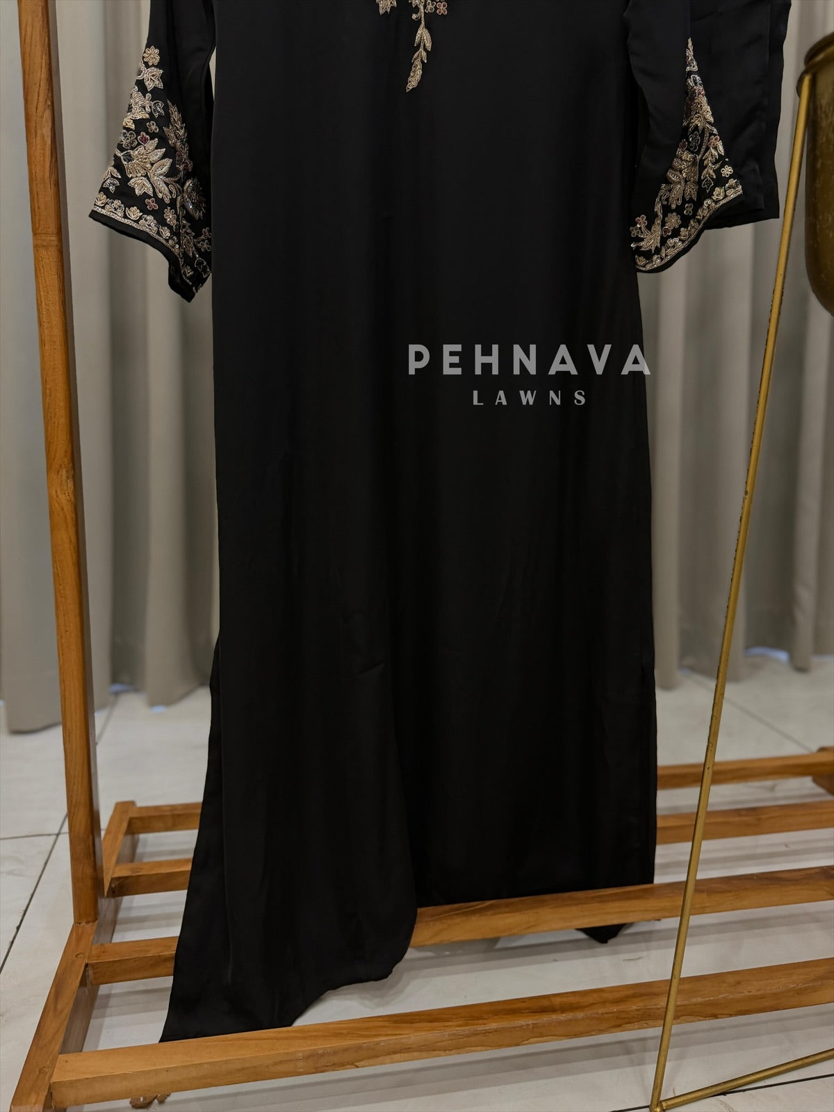 Premium Crepe Embroidered Suit