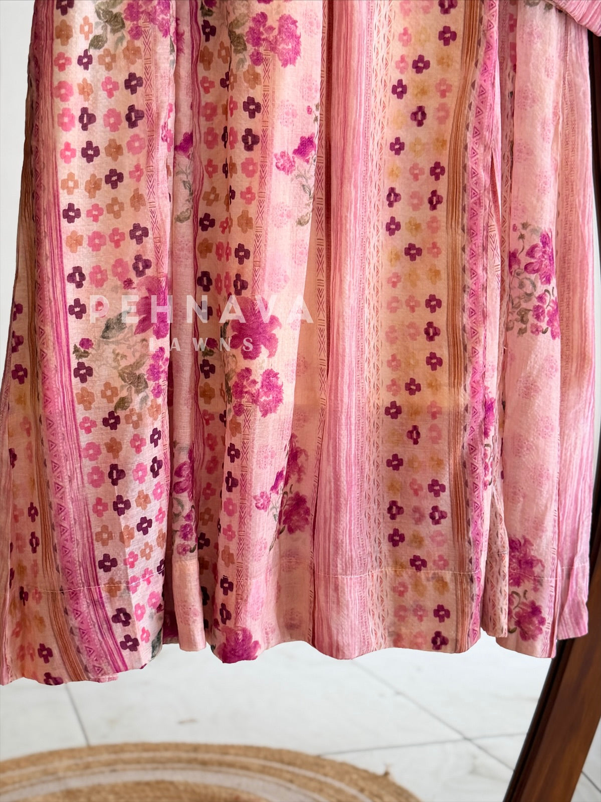 V-Neck Printed Co-ord Set