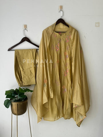 Floral Chanderi Ethnic suit 3187 JS16