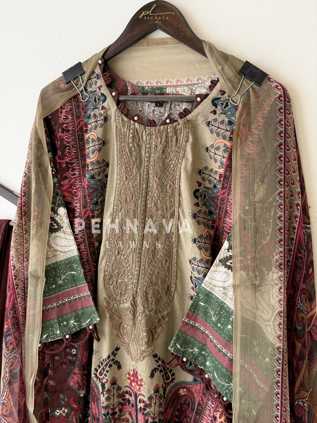 Printed Unstitched Suit-1751 - Pehnava Lawns