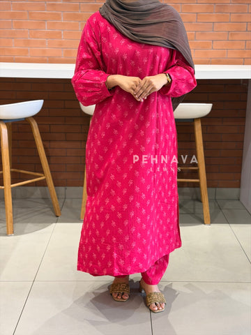 Daily Wear Cotton Printed Co-ord Set SN5294