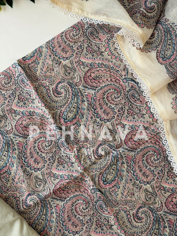Paisley Printed Unstitched Suit 17192(6-7 Days Dispatching Time)