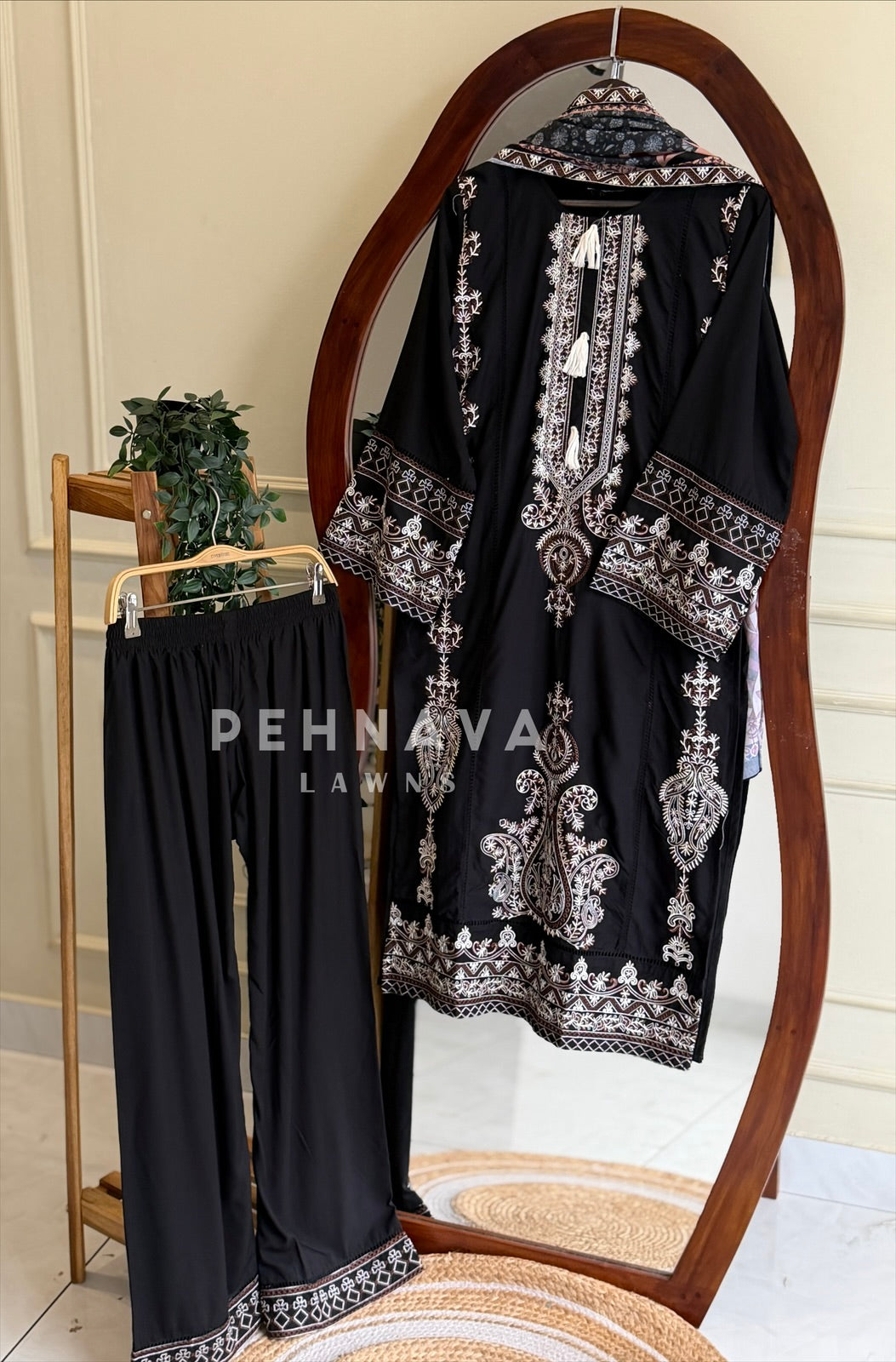 Classic Embroidered Suit Set