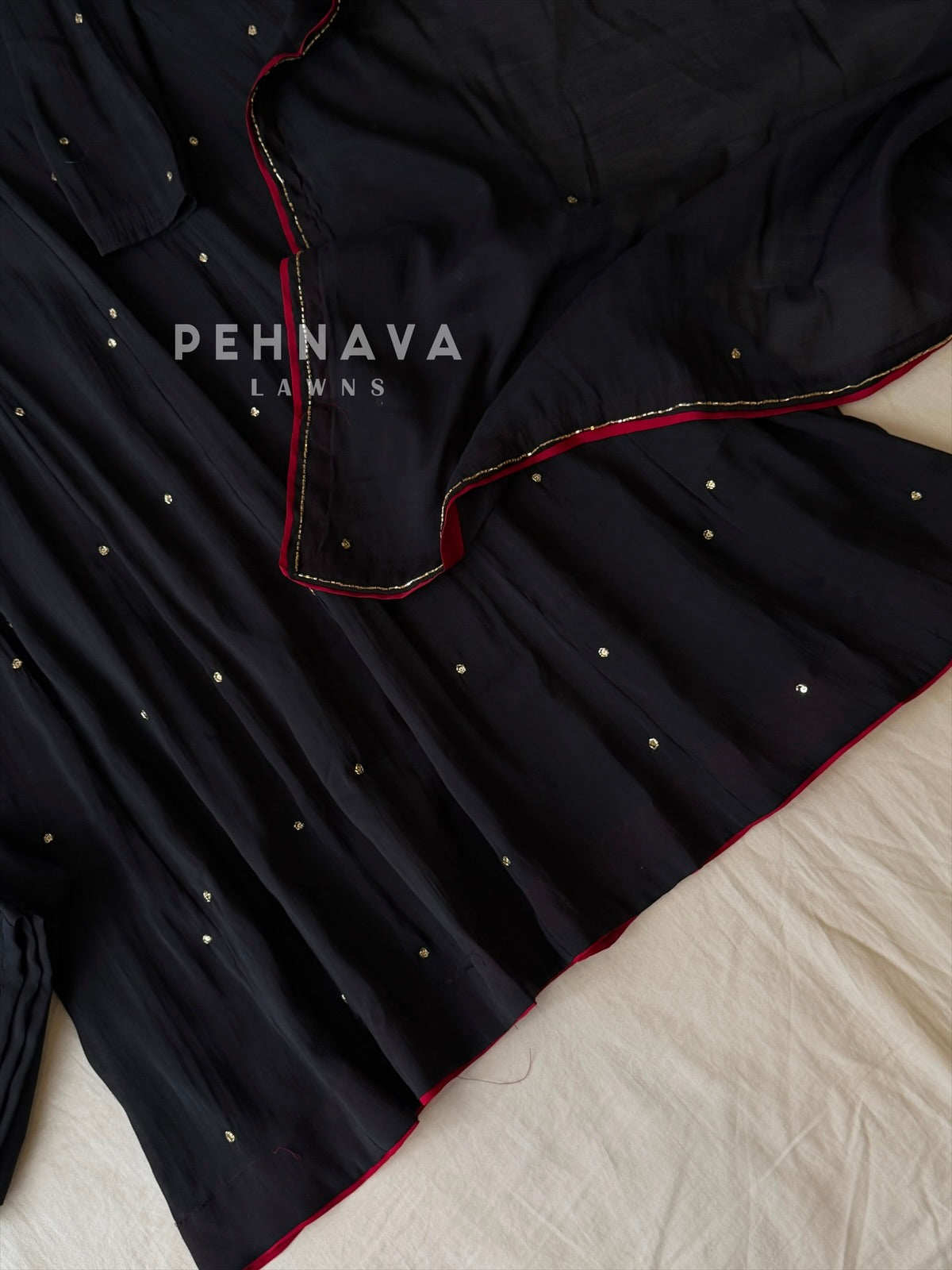 Handworked Neck Suit Set H-311 (25-30 Days Dispatching Time) - Pehnava Lawns