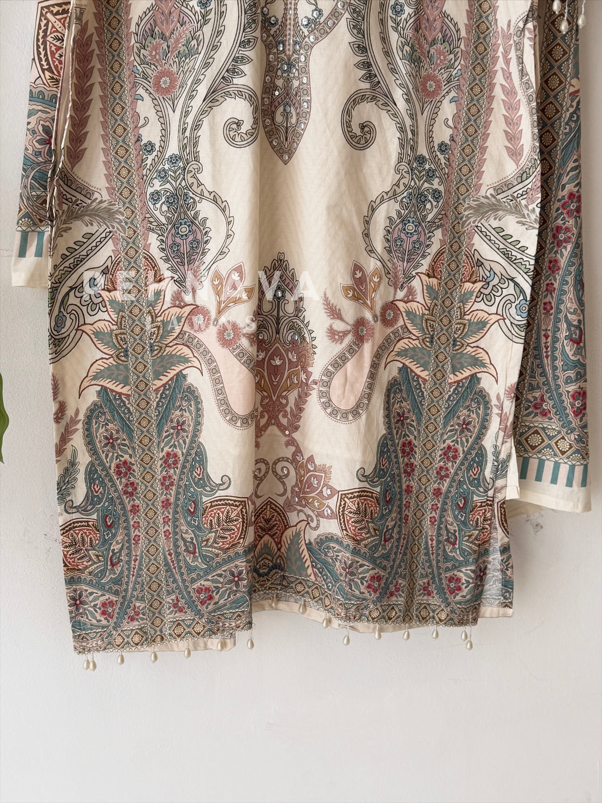 Casual Ready To Wear Printed Suit-12938