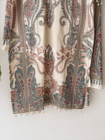 Casual Ready To Wear Printed Suit-12938