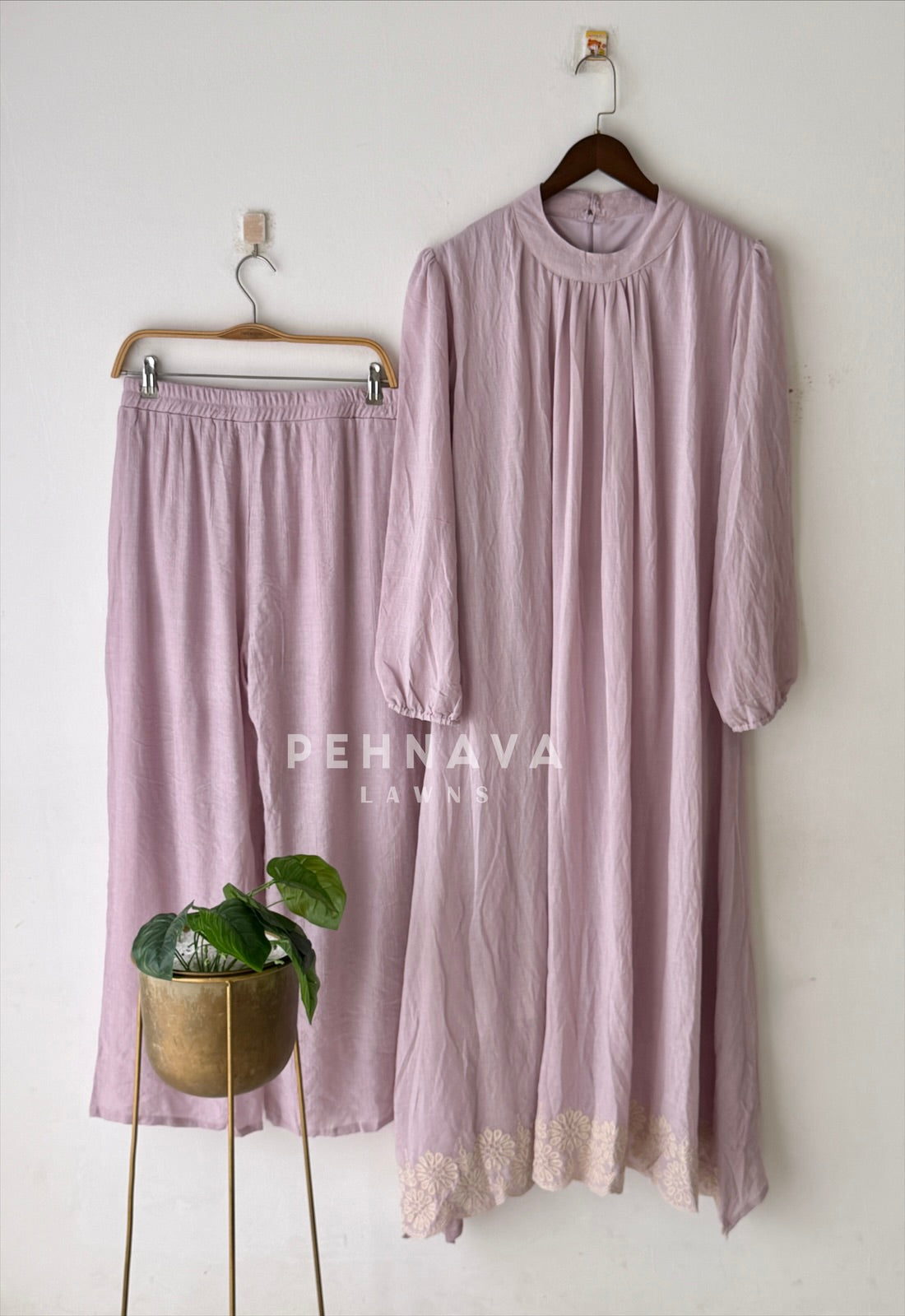Halter Pleated Neck Co-ord Set-SN5173